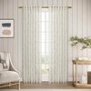 Ricardo Ricardo Sheer Leaf Rod Pocket/Back Tab Curtain Panel 06720-70-084-01